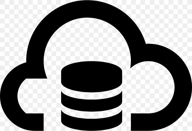 Cloud Database Clip Art, PNG, 980x670px, Database, Artwork, Black And White, Brand, Cdr Download Free