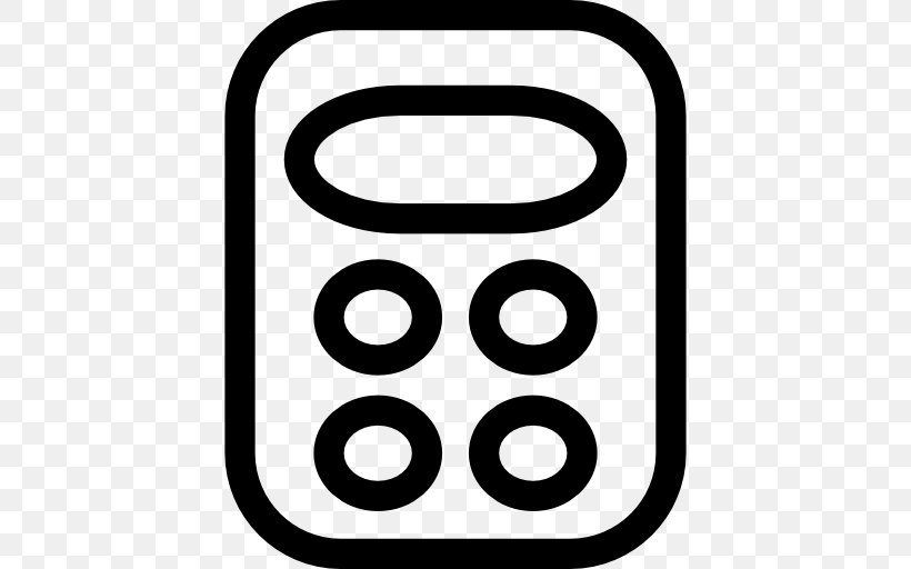 Calculator, PNG, 512x512px, Calculator, Area, Black And White, Calculation, Number Download Free