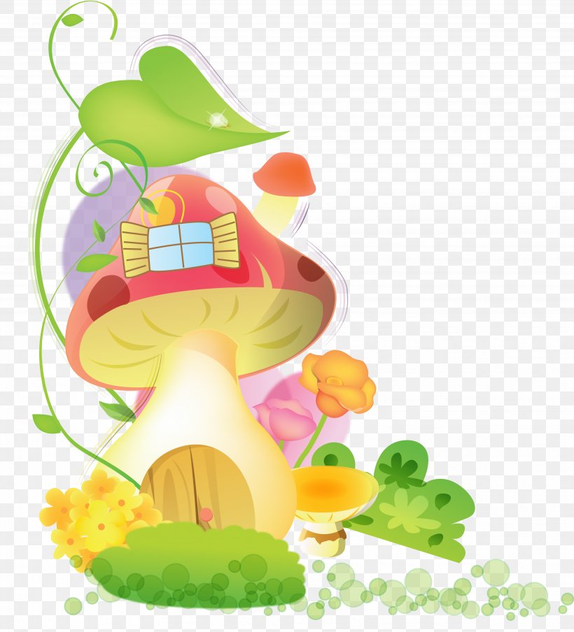 Desktop Wallpaper Mushroom House Clip Art, PNG, 3647x4023px, Mushroom, Art, Drawing, Fictional Character, Flower Download Free