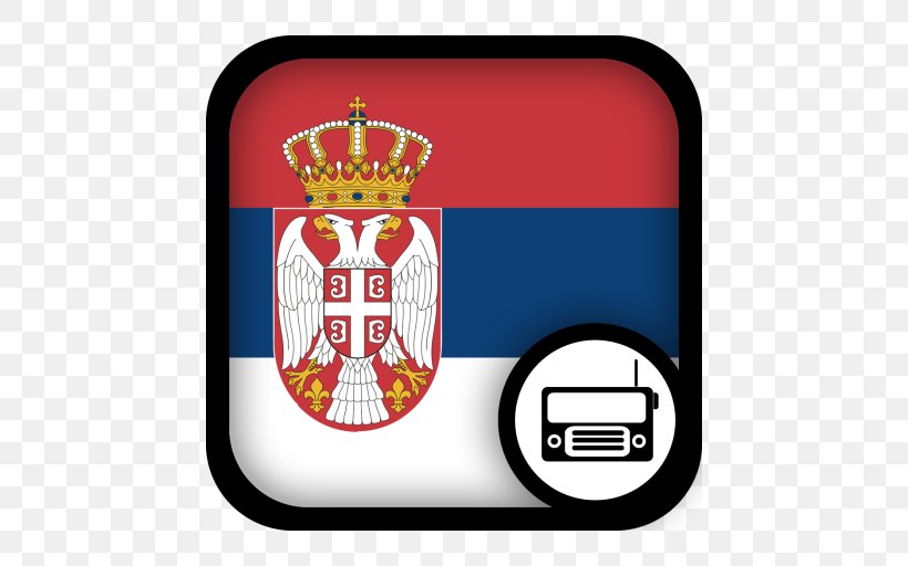 Flag Of Serbia Serbia And Montenegro Civil Flag, PNG, 512x512px, Serbia, Brand, Civil Flag, Crest, Flag Download Free