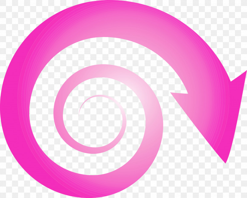 Pink M Font Meter, PNG, 3000x2409px, Spiral Arrow, Meter, Paint, Pink M, Watercolor Download Free