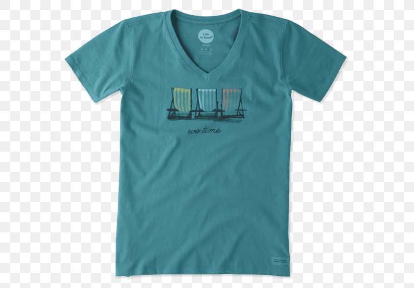 T-shirt Hoodie Life Is Good Company Sleeve, PNG, 570x570px, Tshirt, Active Shirt, Aqua, Blue, Brand Download Free