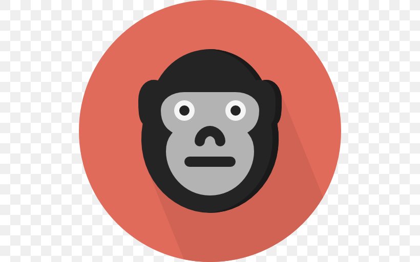 Gorilla, PNG, 512x512px, Gorilla, Animal, Logo, Mammal, Nose Download Free