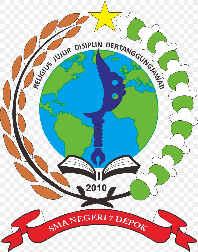 SMA Negeri 7 Depok Logo State Senior High School 5 Depok, PNG, 1692x2161px, Logo, Area, Artwork, Brand, Depok Download Free