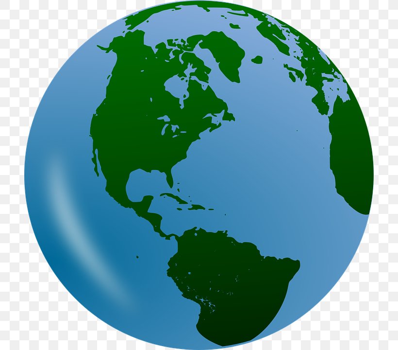 Globe World Euclidean Vector Illustration, PNG, 720x720px, Globe, Earth, Graphic Arts, Green, Map Download Free