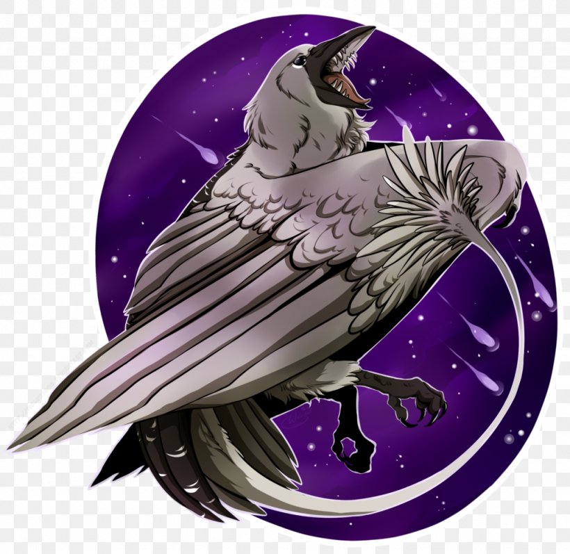 Illustration Graphics Beak Purple Legendary Creature, PNG, 1024x996px, Beak, Bird, Fictional Character, Legendary Creature, Mythical Creature Download Free
