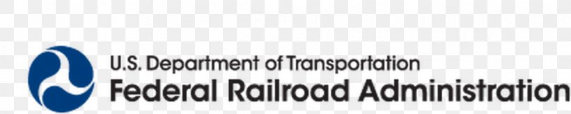Logo Rail Transport Brand Organization Federal Railroad Administration, PNG, 1117x225px, Logo, Area, Blue, Brand, Federal Railroad Administration Download Free