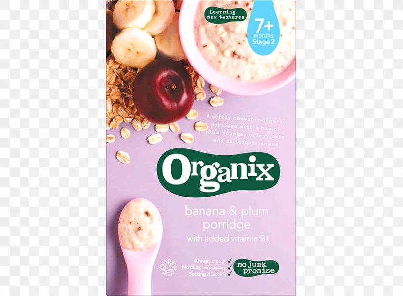 Organic Food Muesli Oatmeal Porridge Baby Food, PNG, 900x660px, Organic Food, Baby Food, Banana, Breakfast, Cereal Download Free