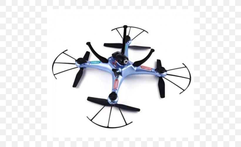 Syma X5HC Quadcopter Unmanned Aerial Vehicle Helicopter Syma X5SW, PNG, 500x500px, Quadcopter, Aircraft, Camera, Delivery Drone, Gyroscope Download Free
