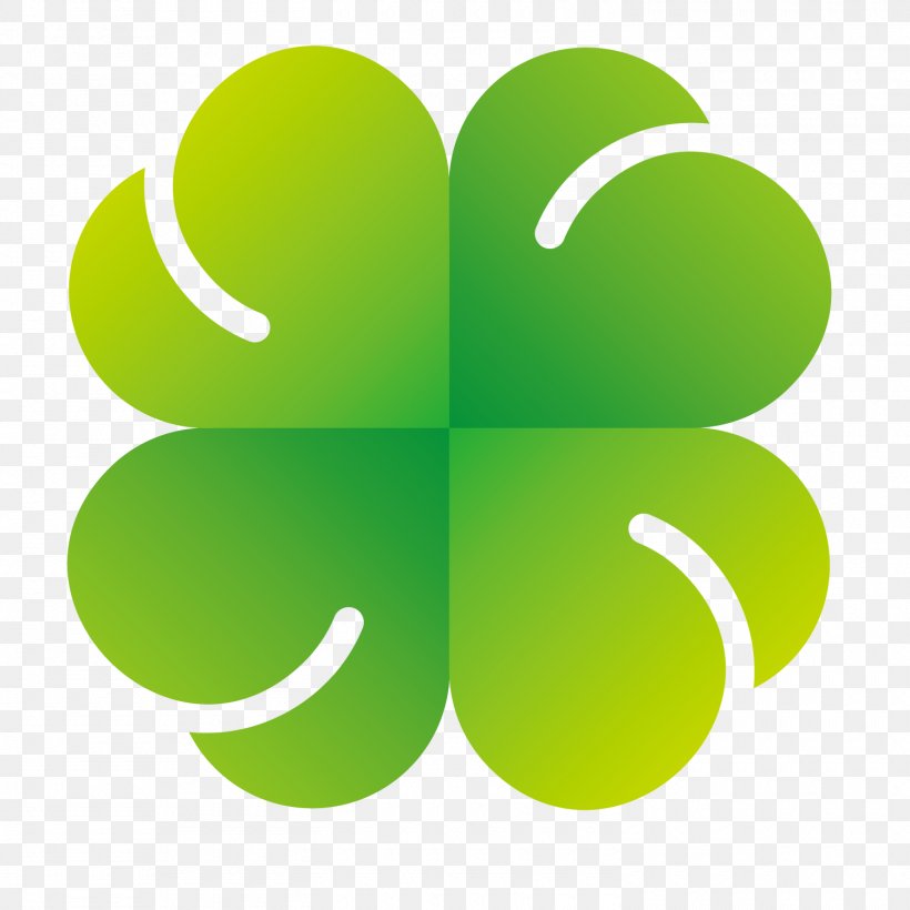 Vector Graphics Four-leaf Clover Green Illustration, PNG, 1500x1500px, Fourleaf Clover, Clover, Green, Leaf, Luck Download Free