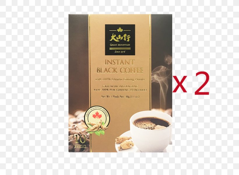 Instant Coffee American Ginseng Tea Asian Ginseng, PNG, 800x600px, Coffee, American Ginseng, Asian Ginseng, Box, Brand Download Free