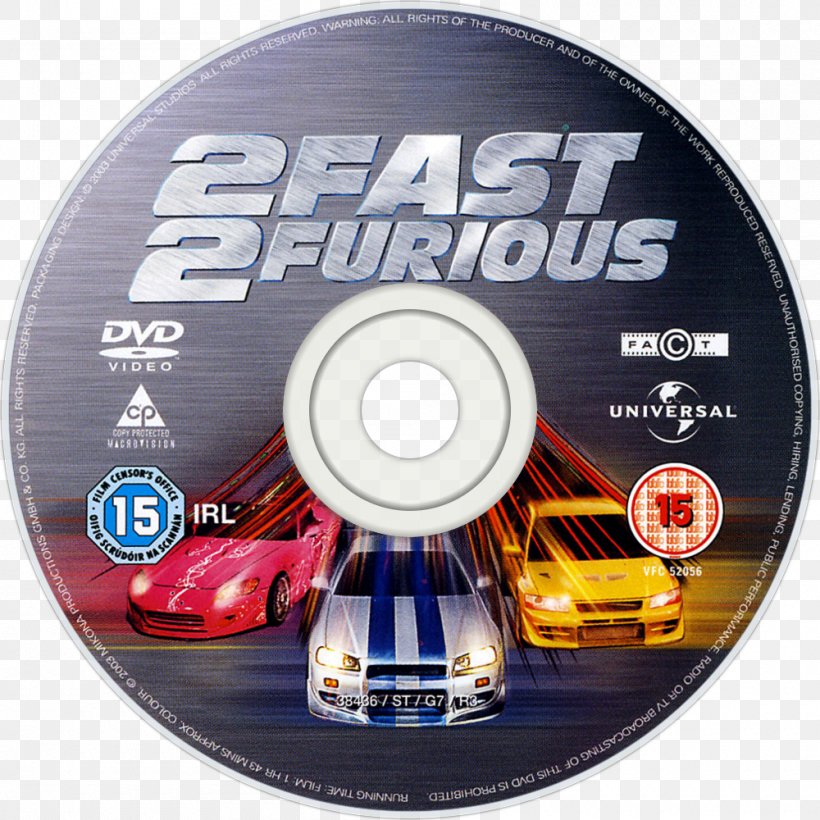 DVD Compact Disc Film Fan Art Disk Image, PNG, 1000x1000px, 2 Fast 2 Furious, Dvd, Brand, Compact Disc, Disk Image Download Free