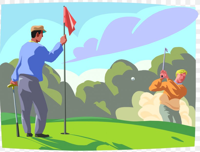Golf Course Golf Clubs Sport Putter, PNG, 1692x1290px, Golf, Art, Athlete, Caddie, Cartoon Download Free