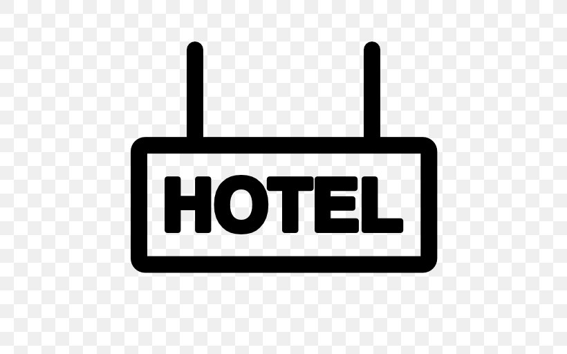 Hotel Icon, PNG, 512x512px, Hotel, Area, Black And White, Brand, Display Resolution Download Free