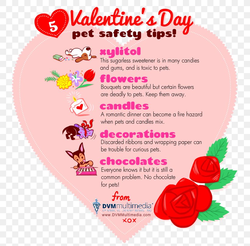 Valentine's Day Pet Dog Love Safety, PNG, 750x808px, Pet, Animal, Cut Flowers, Defensive Driving, Dog Download Free