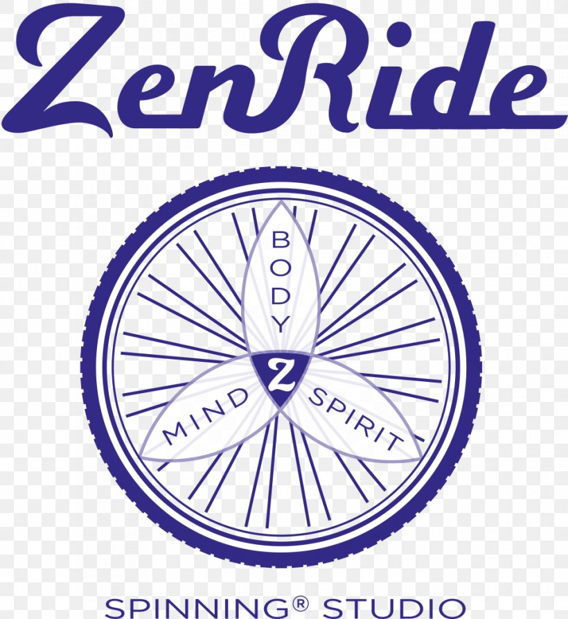 Bicycle Wheels Logo ZenRide Spinning® Studio Font, PNG, 966x1052px, Bicycle Wheels, Area, Bicycle, Bicycle Part, Bicycle Wheel Download Free