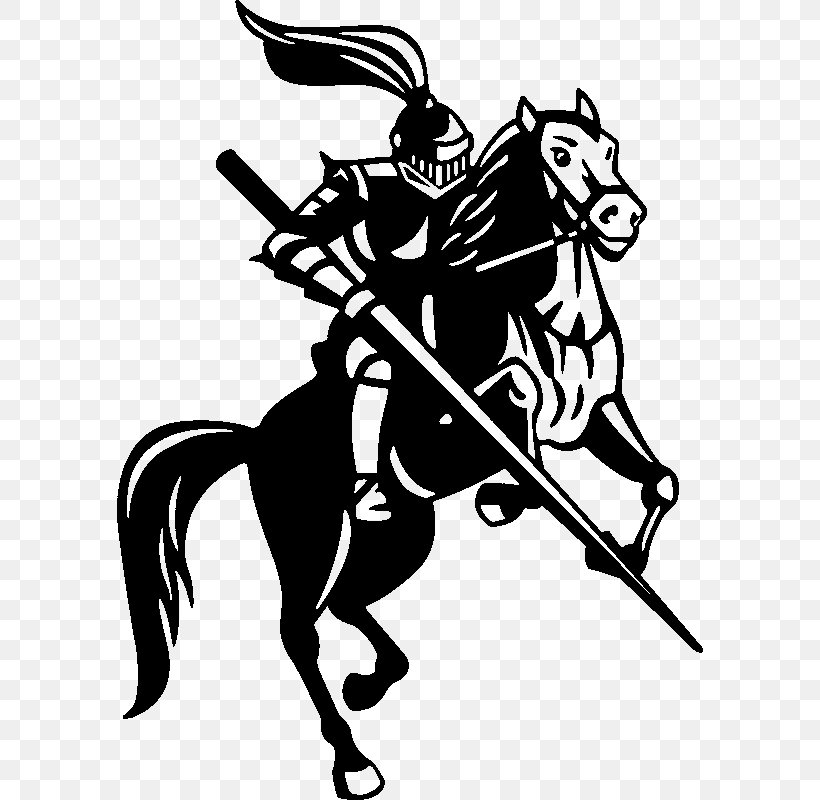 Horse Knight Lance Equestrian, PNG, 800x800px, Horse, Art, Artwork, Black, Black And White Download Free