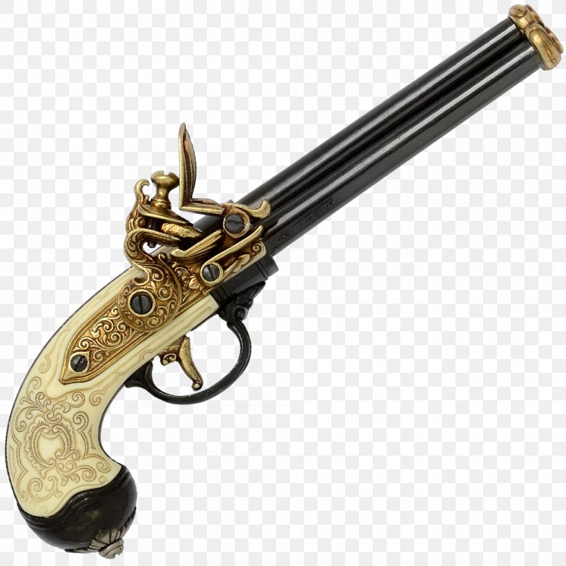 Revolver Firearm Flintlock Trigger Pistol, PNG, 1000x1000px, Revolver, Air Gun, Antique Firearms, Firearm, Flintlock Download Free
