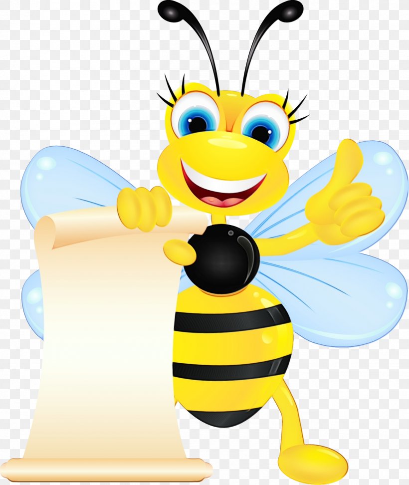 Bumblebee, PNG, 1299x1541px, Watercolor, Bee, Bumblebee, Cartoon, Honeybee Download Free