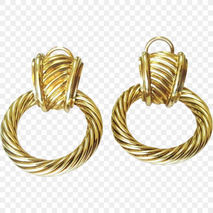 Earring Jewellery Gold Door Knockers David Yurman, PNG, 1728x1728px, Earring, Body Jewellery, Body Jewelry, Brass, Carat Download Free