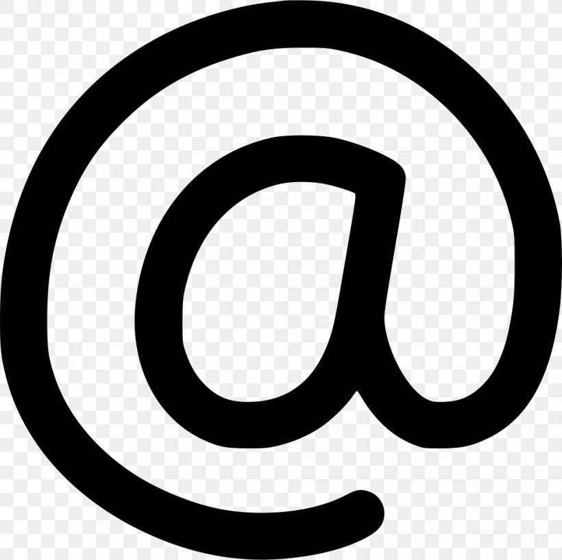 Email Address At Sign Clip Art, PNG, 980x978px, Email, Address Book, Area, Arroba, At Sign Download Free