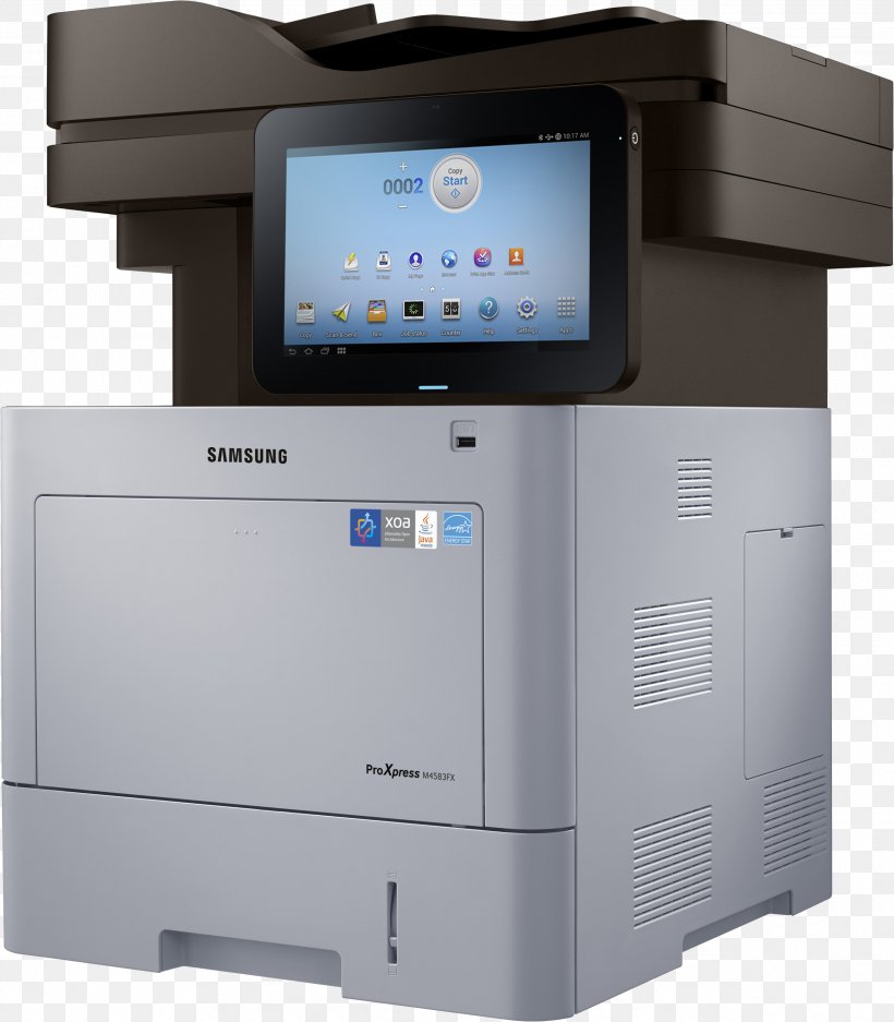Multi-function Printer Laser Printing Samsung ProXpress M4583FX, PNG, 2533x2896px, Multifunction Printer, Electronic Device, Hewlettpackard, Inkjet Printing, Laser Download Free
