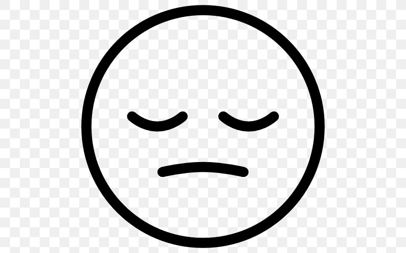 Smiley Emoticon Sleep Clip Art, PNG, 512x512px, Smiley, Black And White, Emoji, Emoticon, Face Download Free