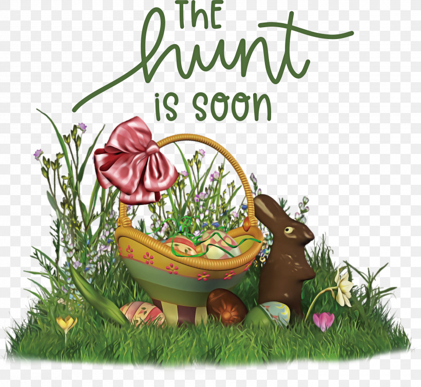 Easter Day The Hunt Is Soon Hunt, PNG, 3000x2759px, Easter Day, Basket, Christmas Day, Easter Basket, Easter Bunny Download Free