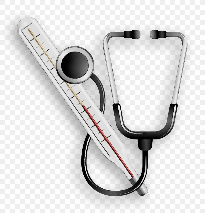 Stethoscope, PNG, 920x960px, Watercolor, Digital Thermometers, First Aid Kit, Immunology, Medical Imaging Download Free