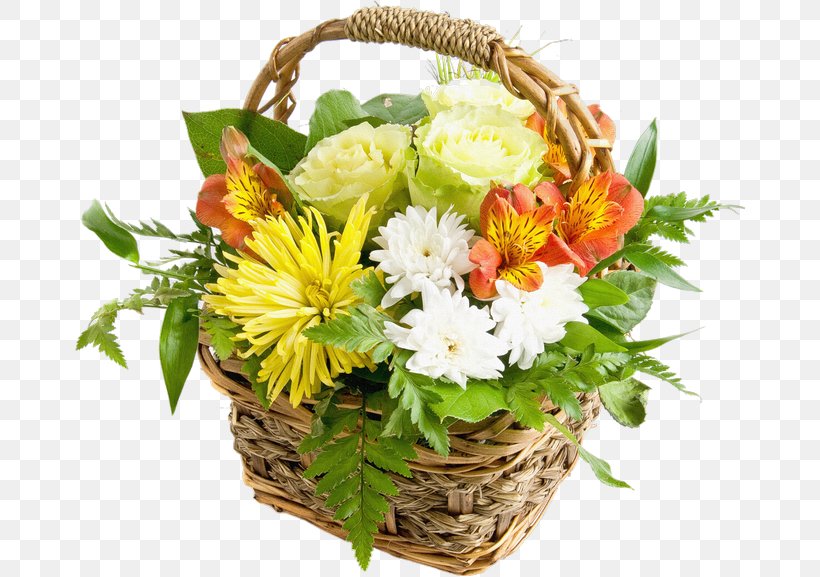 Birthday Desktop Wallpaper Flower Bouquet Gift Basket, PNG, 670x577px, Birthday, Basket, Basket Weaver, Ceremony, Chrysanths Download Free