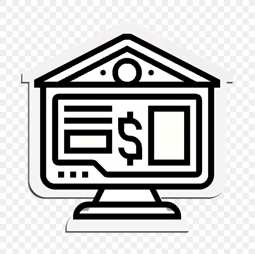 Digital Banking Icon Bank Online Icon Online Banking Icon, PNG, 1360x1356px, Digital Banking Icon, Bank Online Icon, Line, Line Art, Logo Download Free