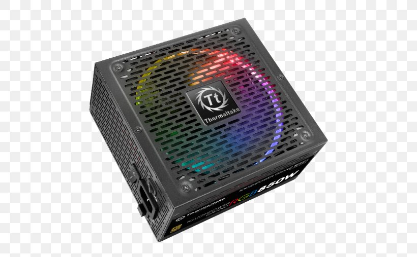 PC Power Supply Unit Thermaltake Toughpower Grand ATX 80 Plus Power Converters RGB Color Model, PNG, 600x507px, 8bit Color, 80 Plus, Power Supply Unit, Atx, Computer Component Download Free