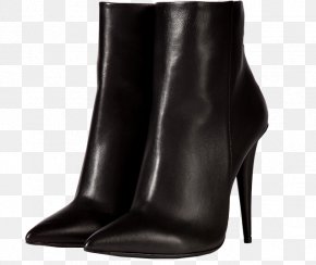 Black Leather Shoes - Riding Boot Leather Shoe Equestrian Pump PNG