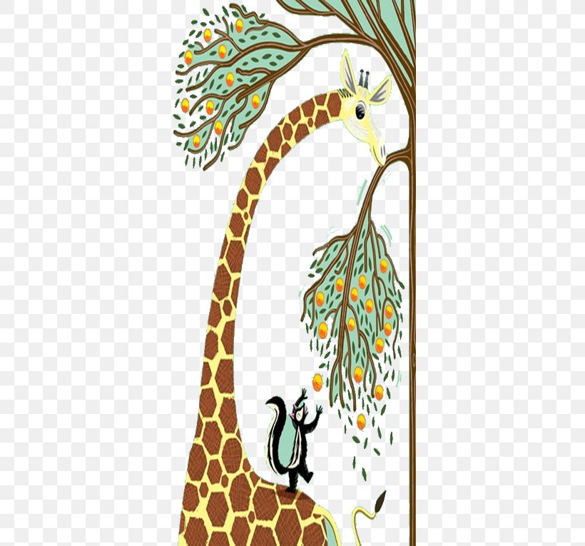 Giraffe Clip Art, PNG, 347x765px, Giraffe, Area, Art, Artwork, Beak Download Free