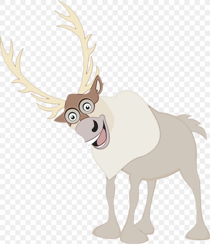 Goat Cartoon, PNG, 1375x1600px, Reindeer, Animal Figure, Animation, Antelope, Antler Download Free