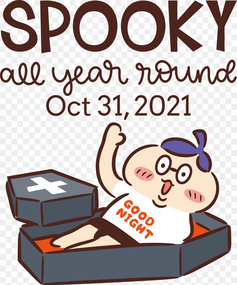 Spooky Halloween, PNG, 2492x3000px, Spooky, Behavior, Biology, Cartoon, Geometry Download Free