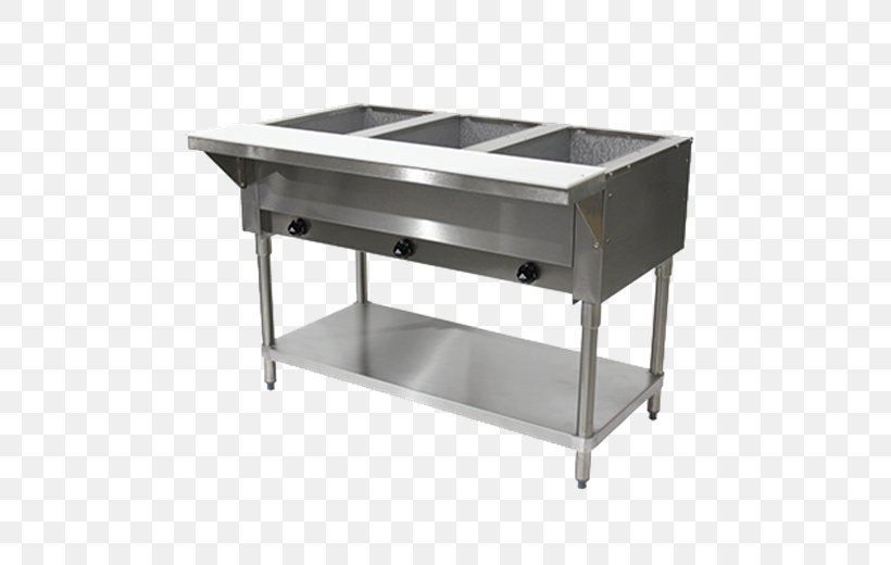 Table Bain-marie Food Buffet Steam, PNG, 520x520px, Table, Bainmarie, Bar, Bathroom Sink, Buffet Download Free