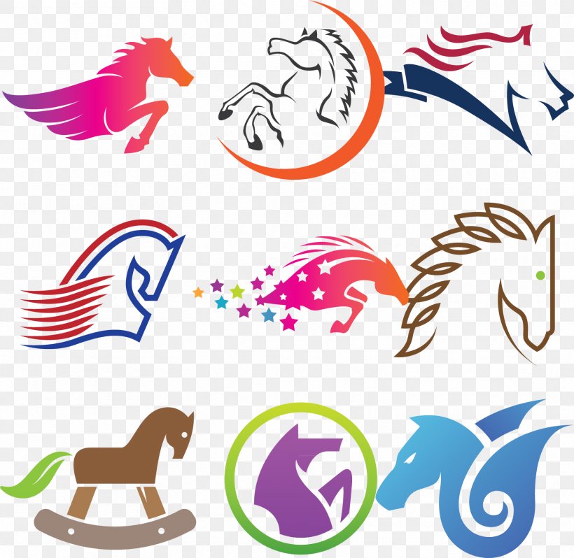 Horse Logo Euclidean Vector Clip Art, PNG, 1718x1674px, Logo, Animal Figure, Area, Artwork, Clip Art Download Free