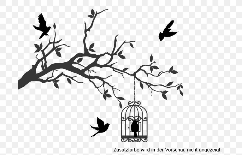 Wall Decal Sticker Decorative Arts Branch, PNG, 700x525px, Wall Decal, Accent Wall, Animal Migration, Art, Beak Download Free