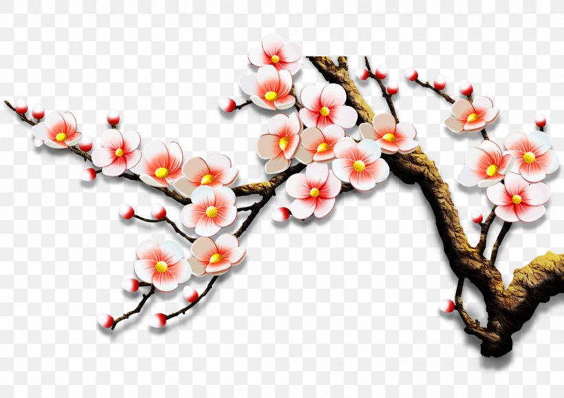 Wall Download Wallpaper, PNG, 1770x1251px, 3d Television, Wall, Blossom, Branch, Flower Download Free