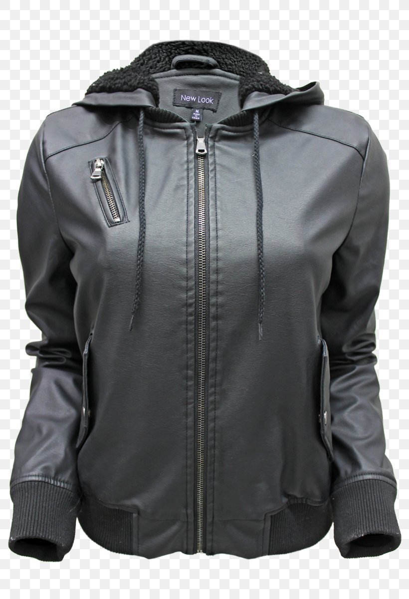 Leather Jacket M Hoodie Polar Fleece Zipper, PNG, 800x1200px, Leather Jacket, Black, Black M, Fur, Hood Download Free