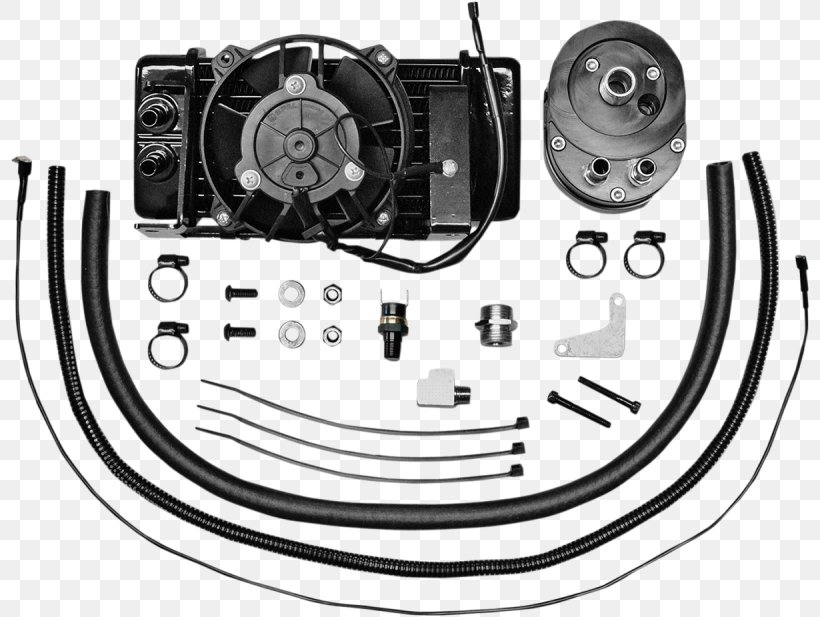 Oil Cooling Harley-Davidson Motorcycle オイルクーラー, PNG, 800x617px, Oil Cooling, Auto Part, Black And White, Clutch Part, Hardware Download Free