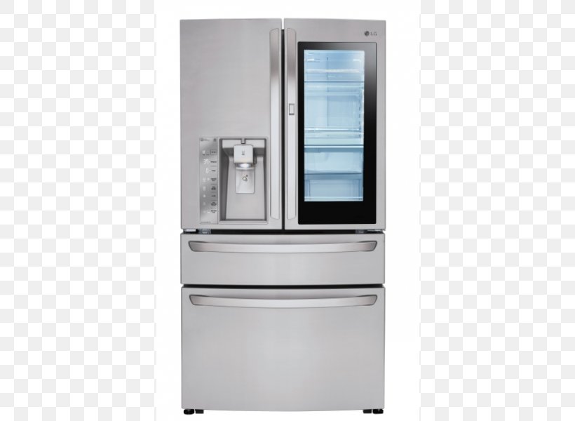 Refrigerator Window Home Appliance LG Electronics Door, PNG, 600x600px, Refrigerator, Cubic Foot, Door, Freezers, Furniture Download Free