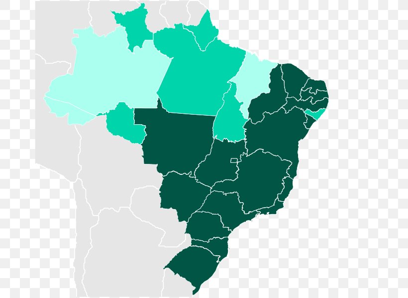 Regions Of Brazil Blank Map Vector Map, PNG, 681x600px, Regions Of Brazil, Blank Map, Brazil, Cartography, Flag Of Brazil Download Free