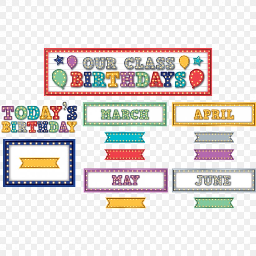 Classroom Student Bulletin Board Birthday, PNG, 900x900px, Classroom, Arbel, Area, Banks School Supply, Birthday Download Free