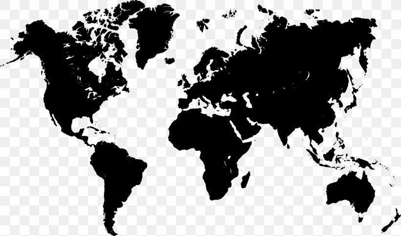 World Map Stencil Wall Decal, PNG, 1699x1000px, World, Art, Atlas, Black, Black And White Download Free