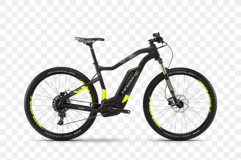 Haibike SDURO HardSeven Electric Bicycle Mountain Bike, PNG, 3000x2000px, Haibike, Automotive Exterior, Automotive Tire, Bicycle, Bicycle Accessory Download Free