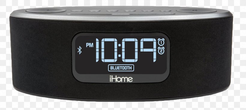 Loudspeaker FM Broadcasting Bluetooth Wireless Speaker Alarm Clock, PNG, 1500x672px, Loudspeaker, Alarm Clock, Bluetooth, Clock, Electronics Download Free