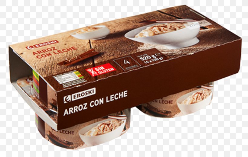 Rice Pudding Milk Chocolate Flavor Dessert, PNG, 800x520px, Rice Pudding, Box, Chocolate, Dairy Products, Dessert Download Free