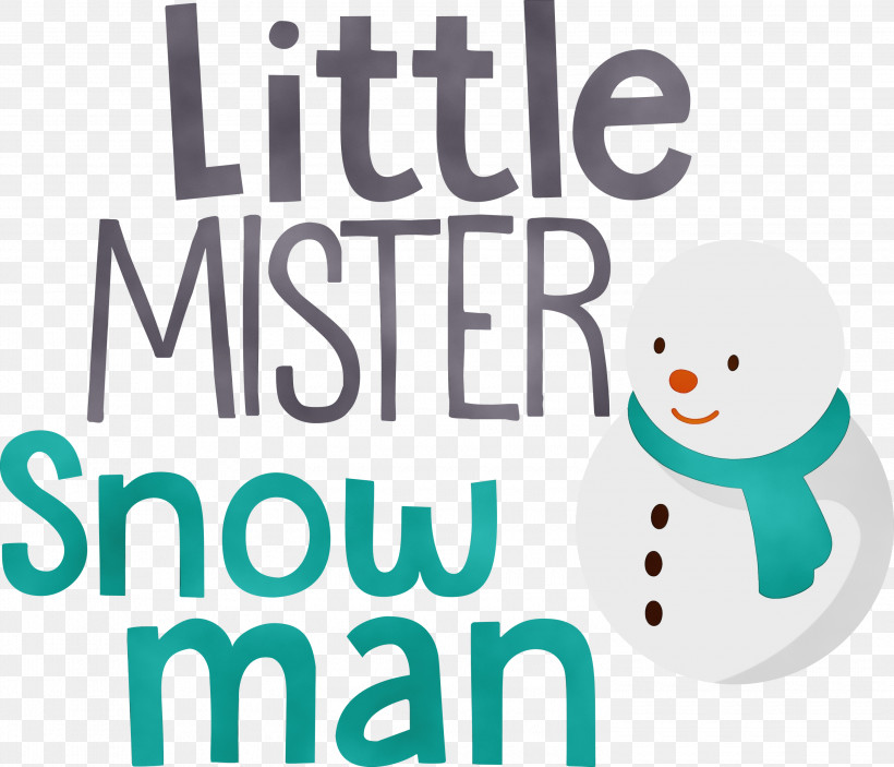 Snowman, PNG, 3000x2575px, Little Mister Snow Man, Behavior, Happiness, Human, Logo Download Free